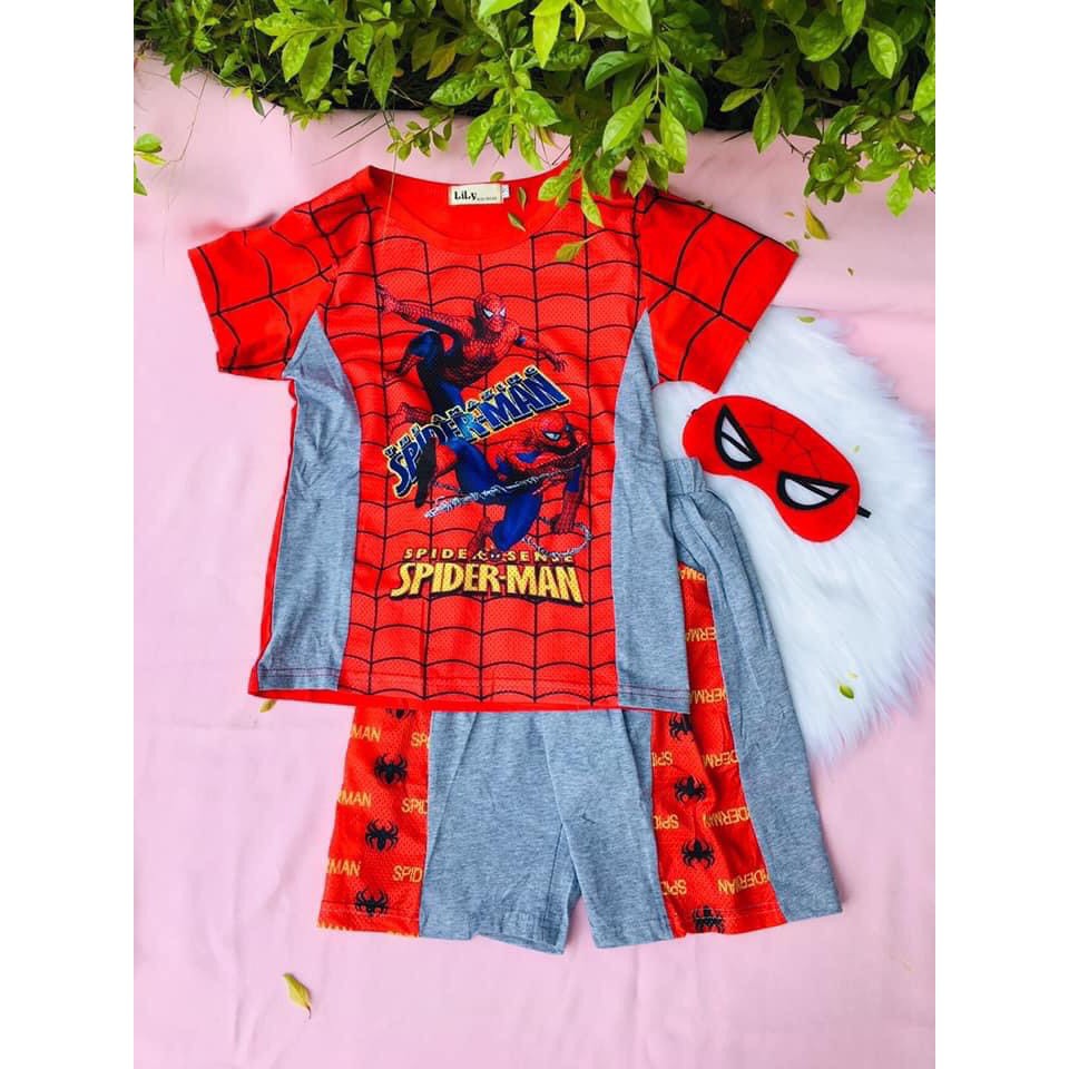 Bộ Spiderman Bé Trai Kèm Mặt Nạ