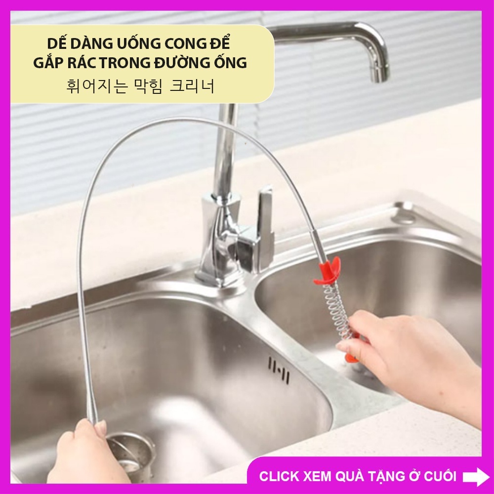 Cây Gắp Rác Thông Cống Thông Minh dài 61cm uốn cong dễ dàng