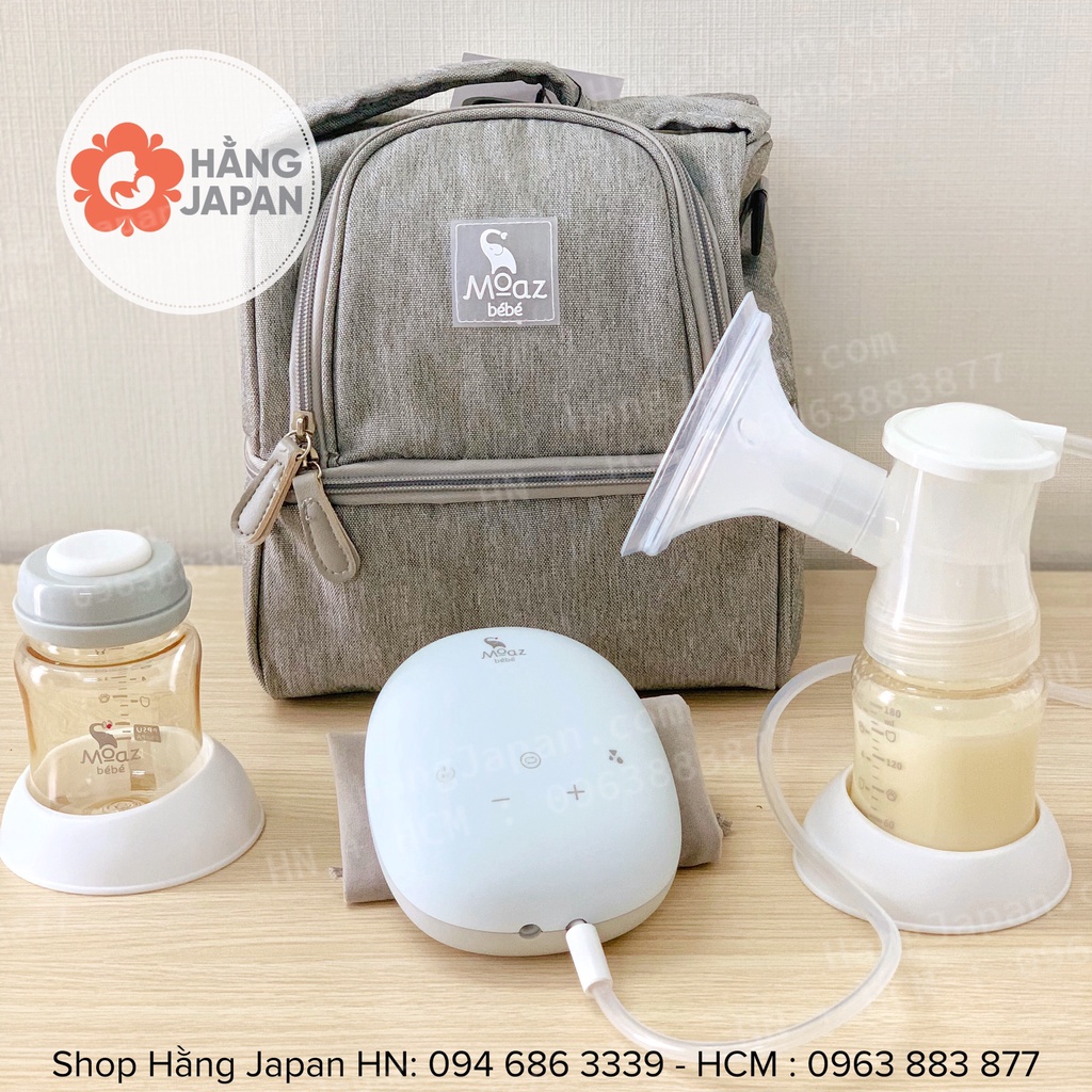 Máy hút sữa điện đôi MOAZ BÉBÉ MB – 029 hút êm, kiệt sữa, tăng tiết sữa - BH chính hãng 12 tháng
