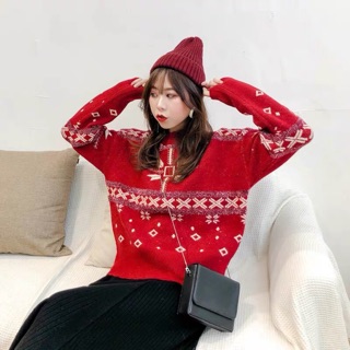 Áo len hoạ tiết