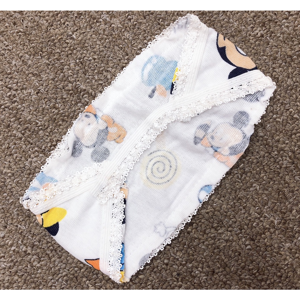 Mũ che thóp cho bé sơ sinh, che thóp em bé 100% cotton mềm mại - Monnie kids