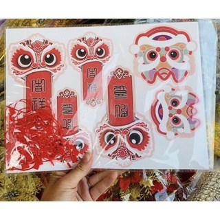 mèo thần tài trang trí tết
