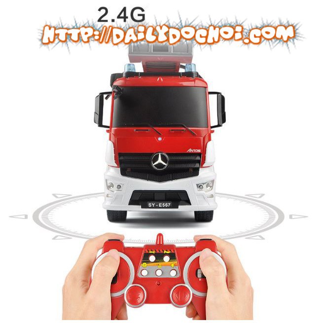 [DAILYTOY] CT24 xe cứu hỏa cỡ lớn phun nước đa chức năng