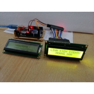 Màn hình LCD C1602A-V1.2 xanh lá 3.3V 5V dùng hiện thị với Arduino I2C