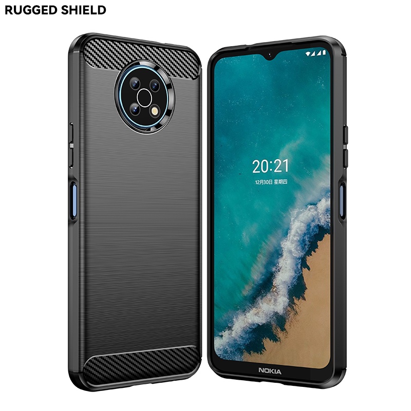 Bao Da Điện Thoại Sợi carbon Cho nokia g50 g21 g11 g10 g20 x10 x20 7.2 5.3 x100 nokia 5.4 Vỏ
