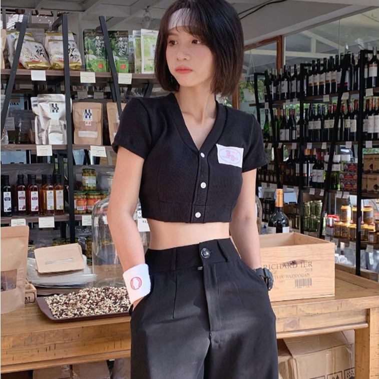 [Mã FAMAYWA giảm 10K đơn 50K] Áo Thun Croptop ❣️FREESHIP❣️ ÁO THUN ÔM BODY KHOÉT CỔ NGẮN TAY CHẤT GÂN ĐẸP TTA387 | BigBuy360 - bigbuy360.vn