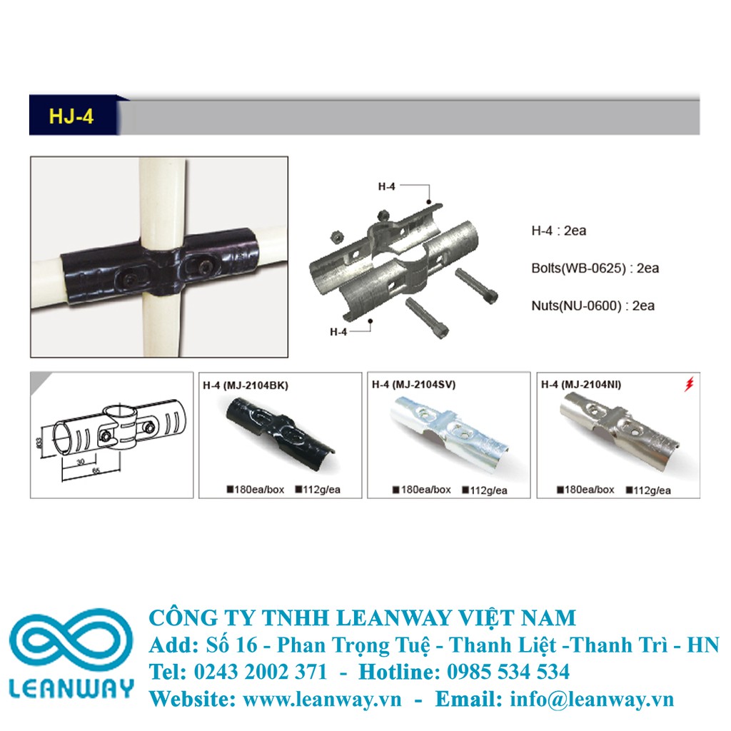 Khớp nối HJ-4_Logiform Hàn Quốc