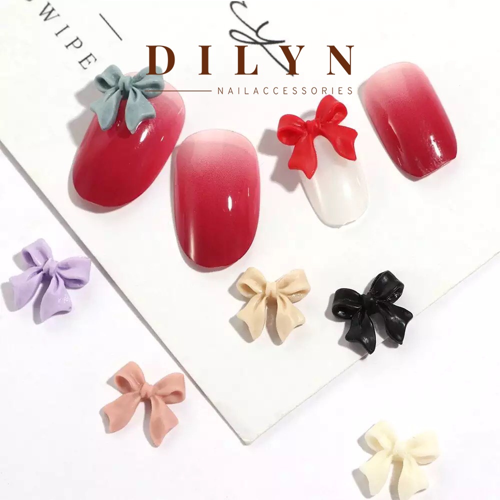 Phụ Kiện Nail - Charm Nơ Trang Trí Móng Siêu Hot