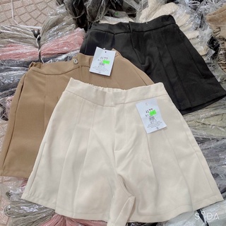 Quần short nữ xếp ly cạp cao QS02