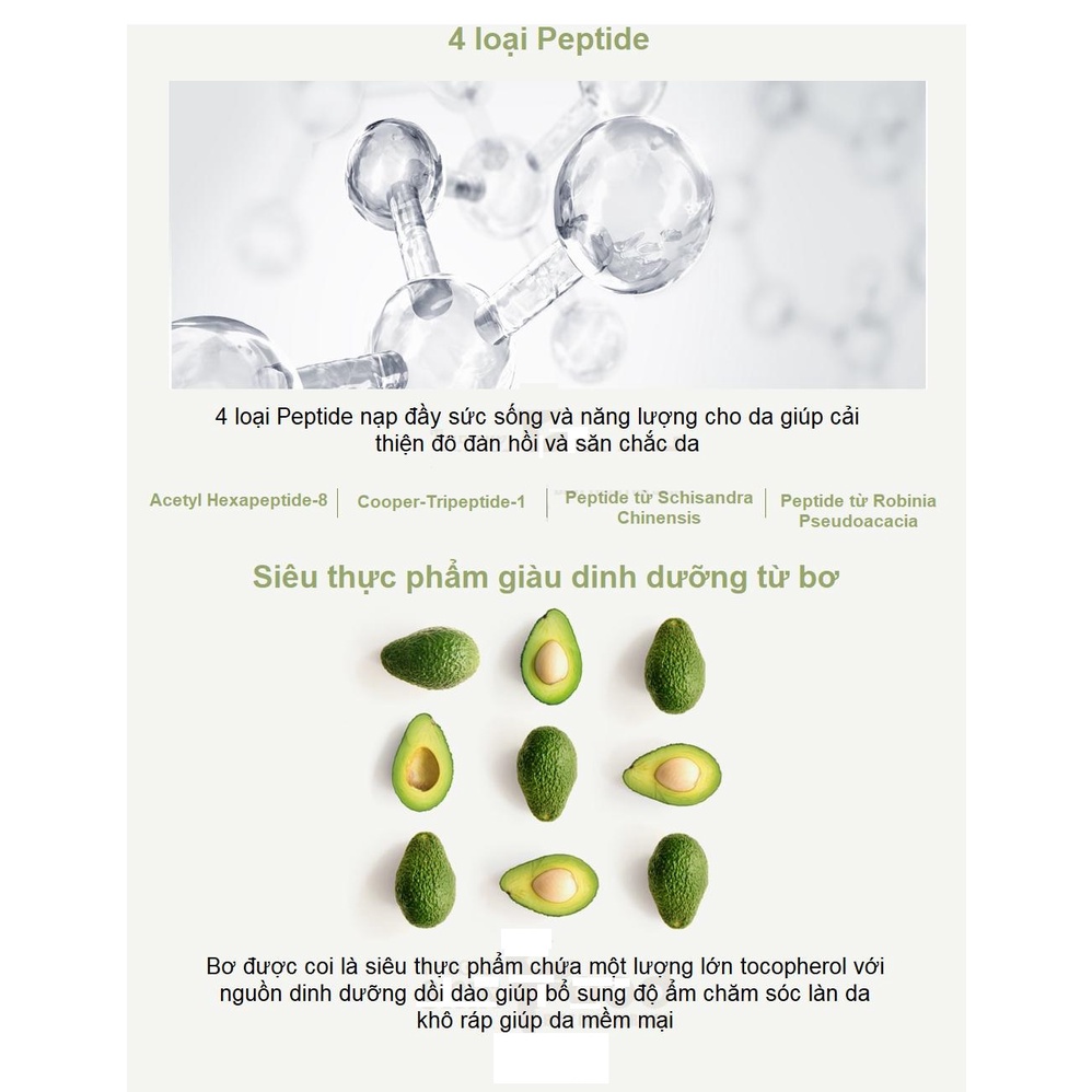 Combo 5 Mặt Nạ Bơ giúp cấp ẩm sâu, chống lão hoá da JM Solution Water Luminous Avocado Oil Ampoule Mask 35ml x 5