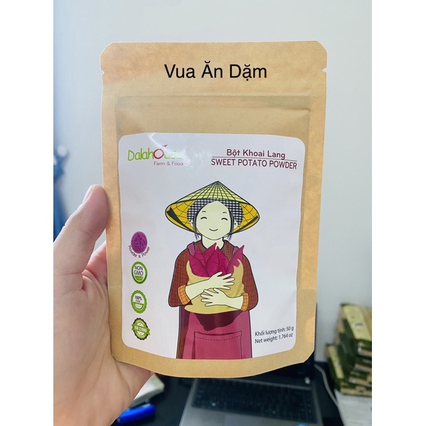 (Dalla House) Bột Khoai Lang Tím Hữu cơ gói 50g