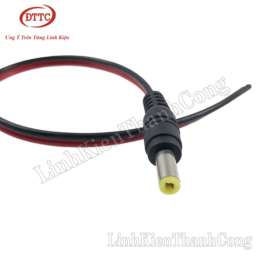 Dây Nguồn Jack DC Đực 5.5x2.1mm Có Dây Dài 30cm