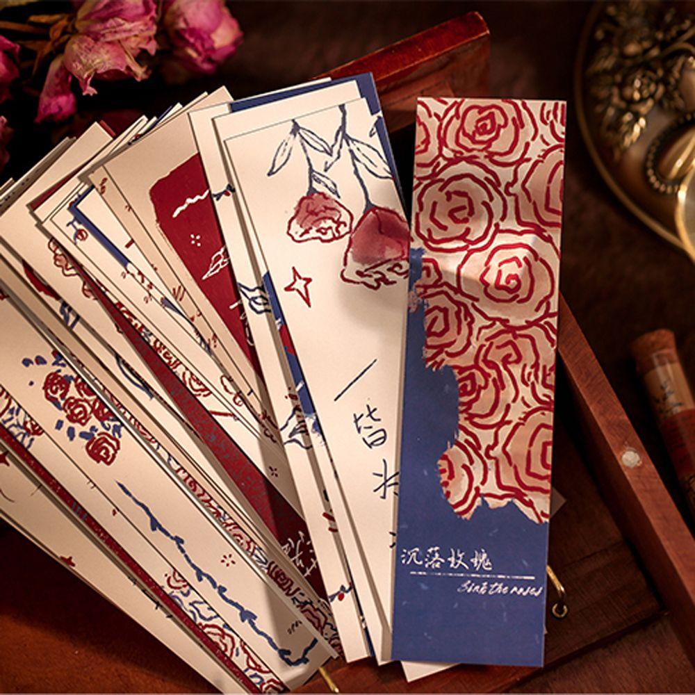 Phụ Kiện Giá Đỡ Sách Giấy Đánh Dấu Trang Sách Hình Hoa Hồng Đơn Giản Dành Cho Học Sinh