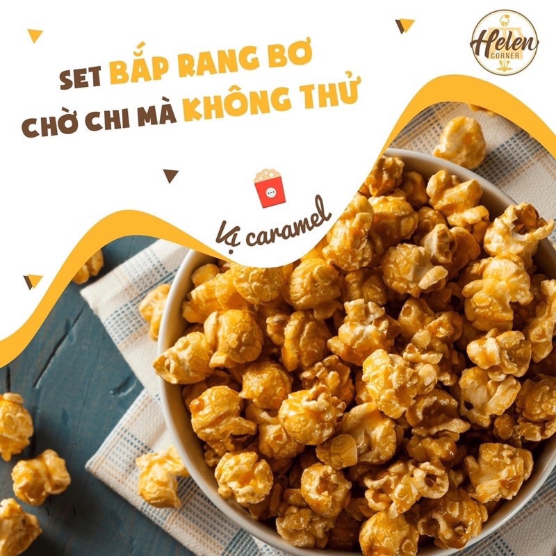 Bắp Rang Bơ Mỹ Khổng Lồ 2 vị phô mai & caramel Cretors 908gram Popcorn Boom Chicka- Hàng Mỹ