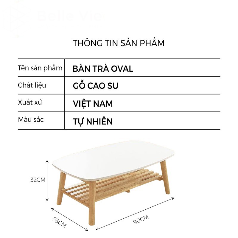 Bàn Làm Việc FREESHIP Bàn Gỗ Gấp Gọn Thông Minh - Bàn Trà Gỗ Cao Su Tự Nhiên Decor Hàn Quốc