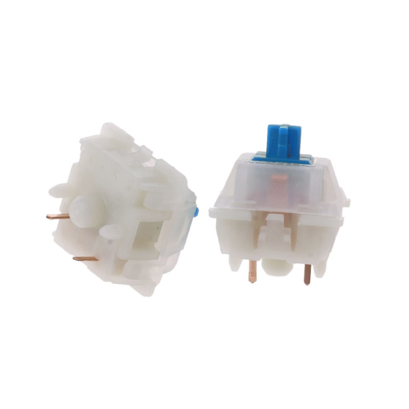 Set 10 Công Tắc Đèn Led Xanh 5pin Gk61 Gk64