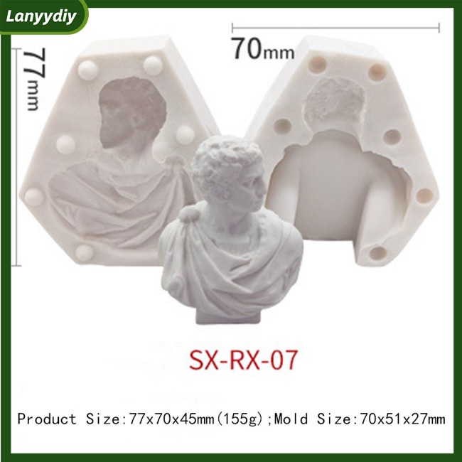 Khuôn Silicone Tạo Hình Làm Chân Dung 3d Diy