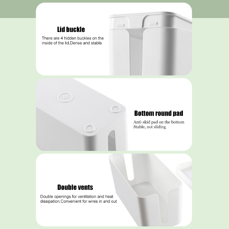 Hộp Đựng Bảo Vệ Dây Cáp Chống Xoắn Cho Nhà Ở / Văn Phòng