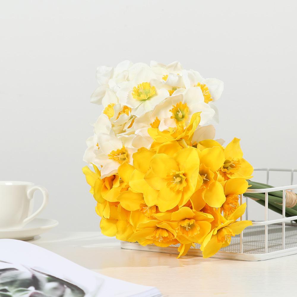 KUNHEV Set 6 Bông Hoa Mẫu Đơn Giả Trang Trí Phòng Khách / Tiệc Cưới