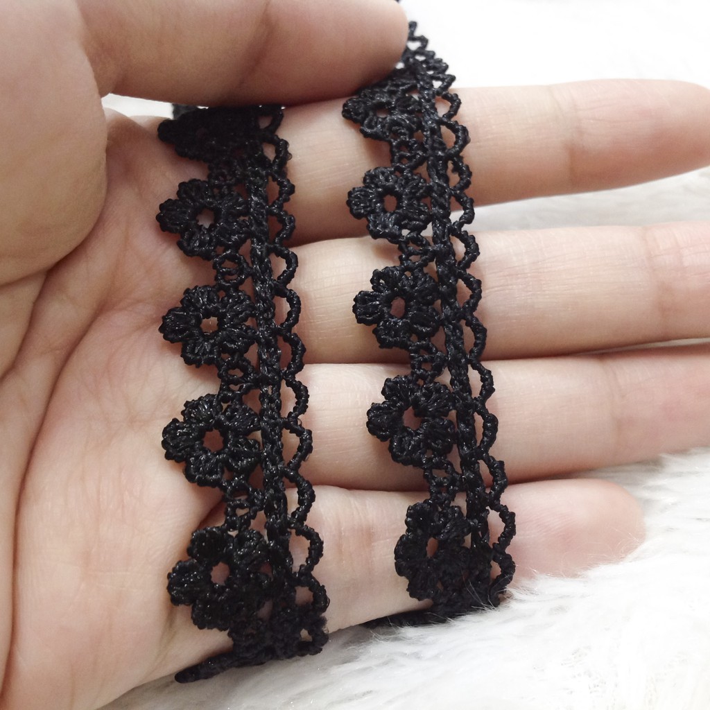 Ren hoa thêu viền áo voan đính trang trí trang phục váy đầm áo dài