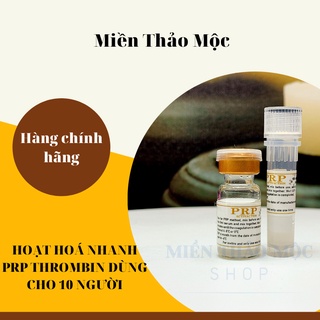 2 lọ chất hoạt hoá prp siêu nhanh thrombin dùng trong prp
