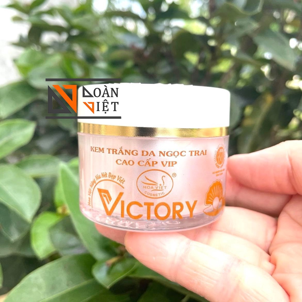 Kem FACE Dưỡng Trắng Da , Mịn da, Se khít lỗ chân lông -ngoc trai Victory Hoa Việt ( mẫu vip) 14g . Hàng Việt Nam CLC