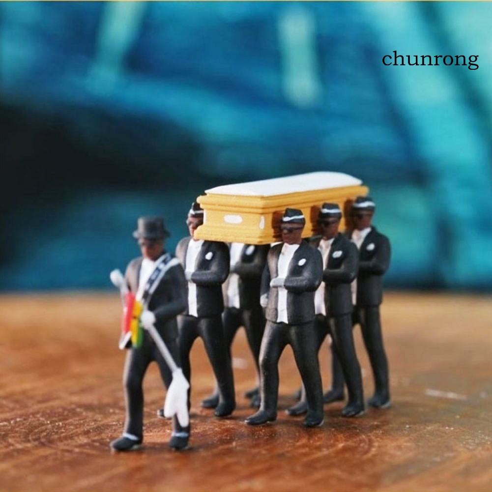 Bộ mô hình đội hộ tang trang trí xe hơi phong cách Ghana