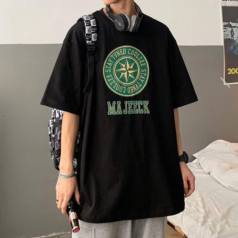 Áo Thun Nam Ngắn Tay Cổ Tròn Form Rộng Size S-5Xl