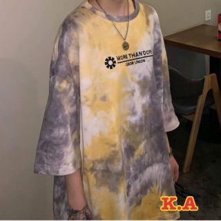 Áo loang hoa cúc vàng ,ANMINH, chất cotton,from,65kg đổ về so hót