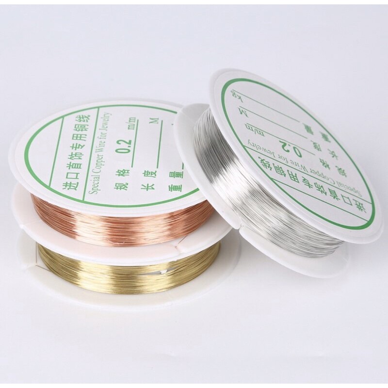 Cuộn dây đồng dùng trang trí móng, làm trang sức handmade