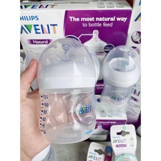 Bình sữa Avent Natural 125ml/260ml tách set