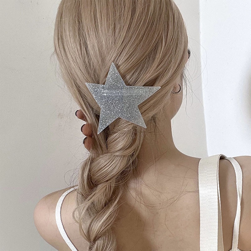 Kẹp Tóc Hình Ngôi Sao Phong Cách Gothic Thời Trang Cho Nữ