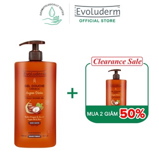 [HSD: 02/2022] Gel tắm Evoluderm Gel Douche Crémeux Argan Divin 1000ml (15268)
