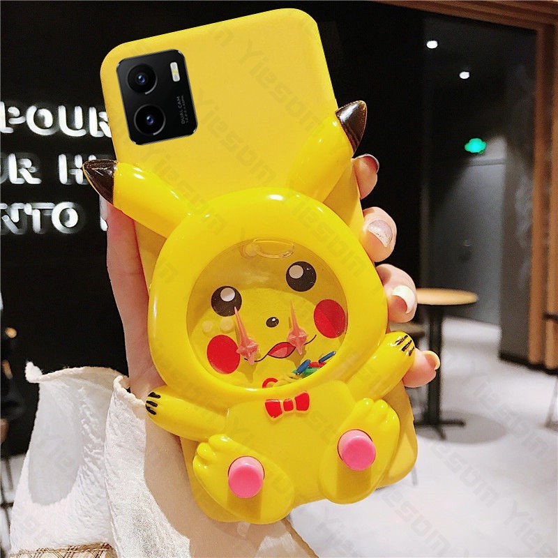 Ốp Điện Thoại Hình Chú Vịt 3D Dễ Thương Cho Vivo Y15S Y15A Y21S Y33S Y21 Y20 Y20S Y12S Y51 Y17 V23E V21