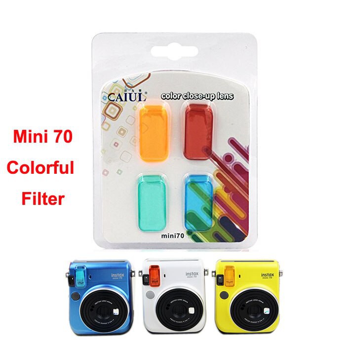 Lens Màu Dành Cho Máy Chụp Ảnh Lấy Liền Mini 70 (bộ 4 lens)