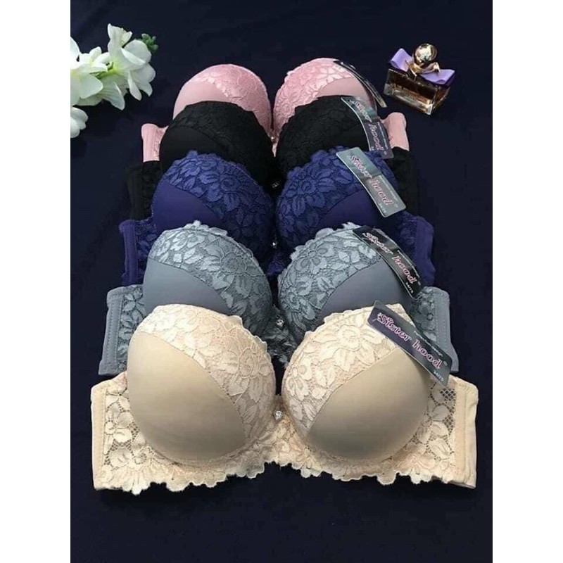 Áo lót Thái Lan Sisterhood 2227 - nâng ngực mặc áo dài, mặc váy mút dày 3cm