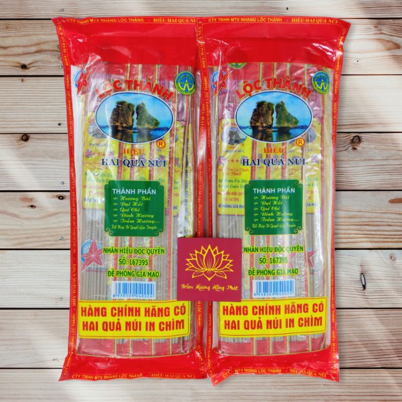 Nhang Lộc Thành Hiệu Hai Quả Núi, Nhang Hai Quả Núi, Nhang Cuốn Tàn