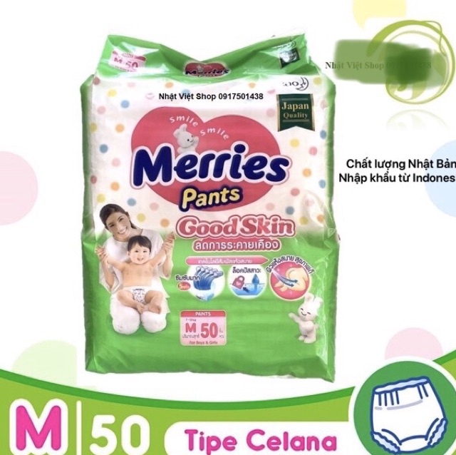 BỈM QUẦN MERRIES PANT GOODSKIN M50 L44 XL38