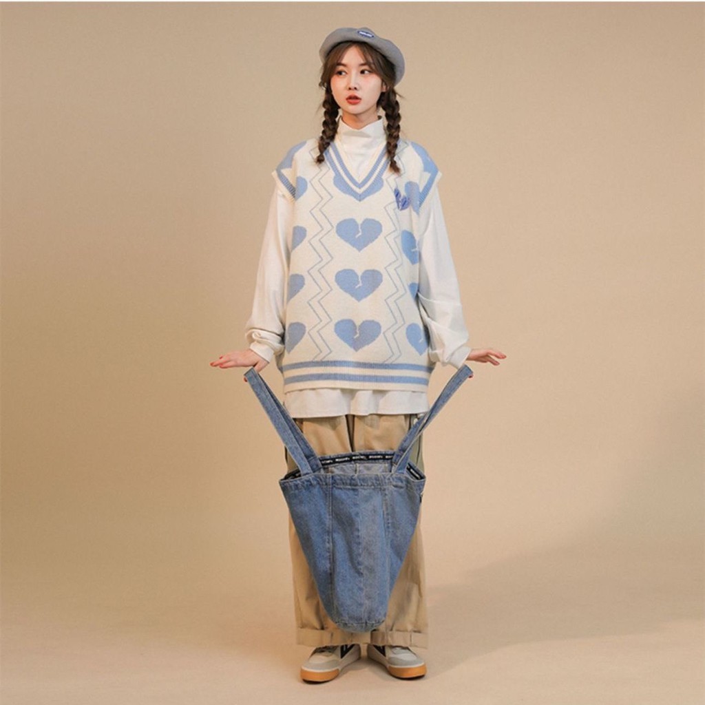 Áo Gile Len Họa Tiết Phối Màu, Áo Len Gile Nữ Đẹp Thời Trang Điệu Đà Nữ Tính Phong Cách Hiện Đại | BigBuy360 - bigbuy360.vn