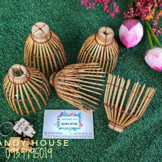Nơm bắt cá mini bằng tre siêu dễ thương