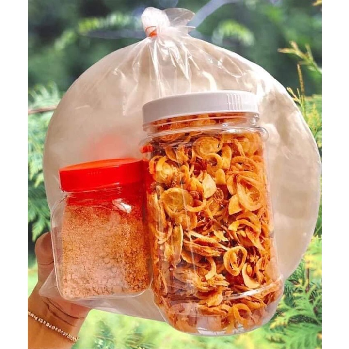 Set 500g Bánh Tráng Phơi Sương + 150g Hành Phi + 100g Muối Nhuyễn Siêu Cay
