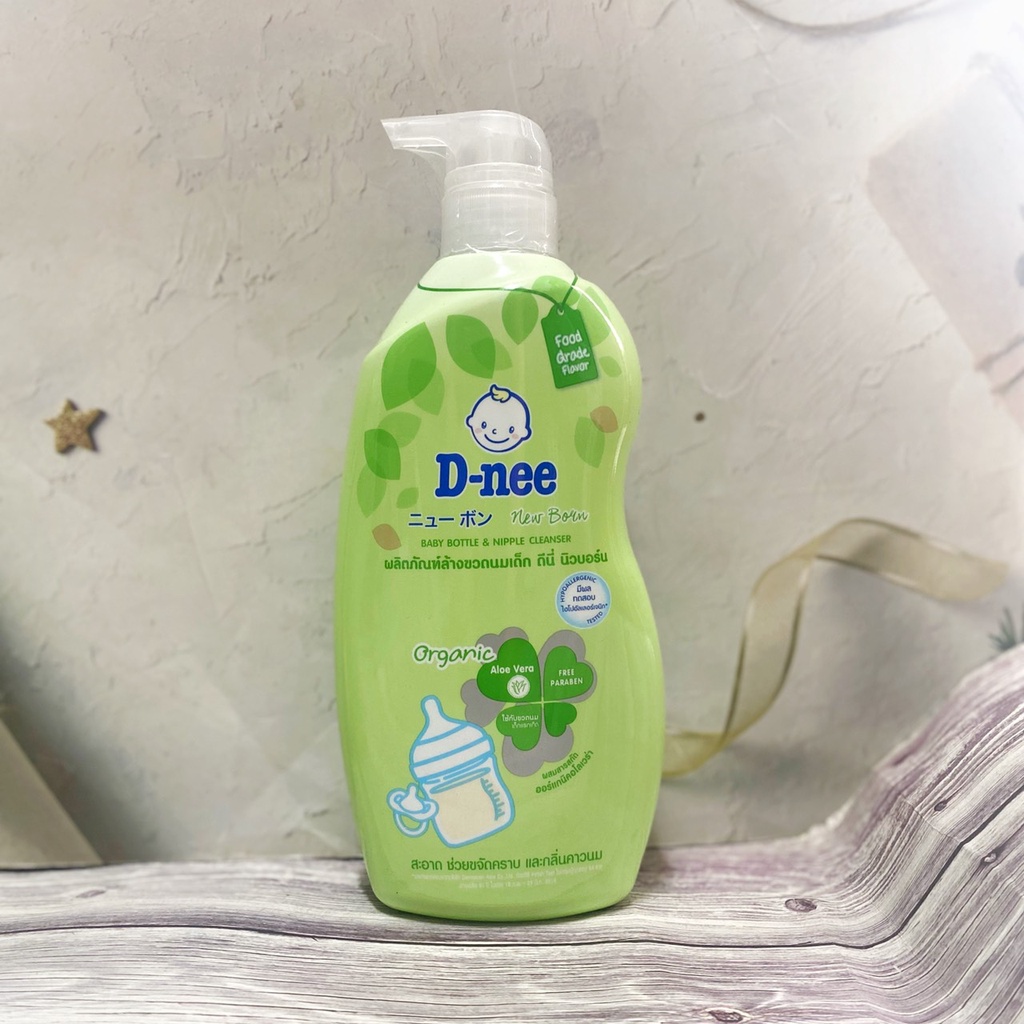 CHAI NƯỚC RỬA BÌNH SỮA DNEE ORGANIC 620ML MẪU MỚI