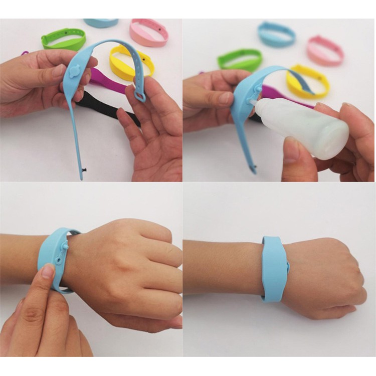 Vòng Silicon Đựng Dung Dịch Sát Khuẩn Rửa Tay Tiện Dụng - Dumi Shop