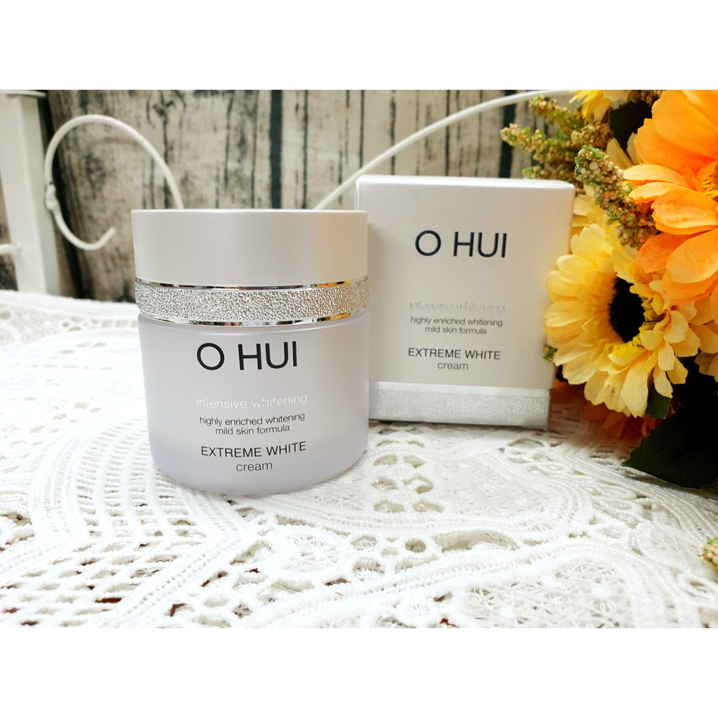 Kem Dưỡng Trắng Da Ohui Extreme White Cream 50ml tách set