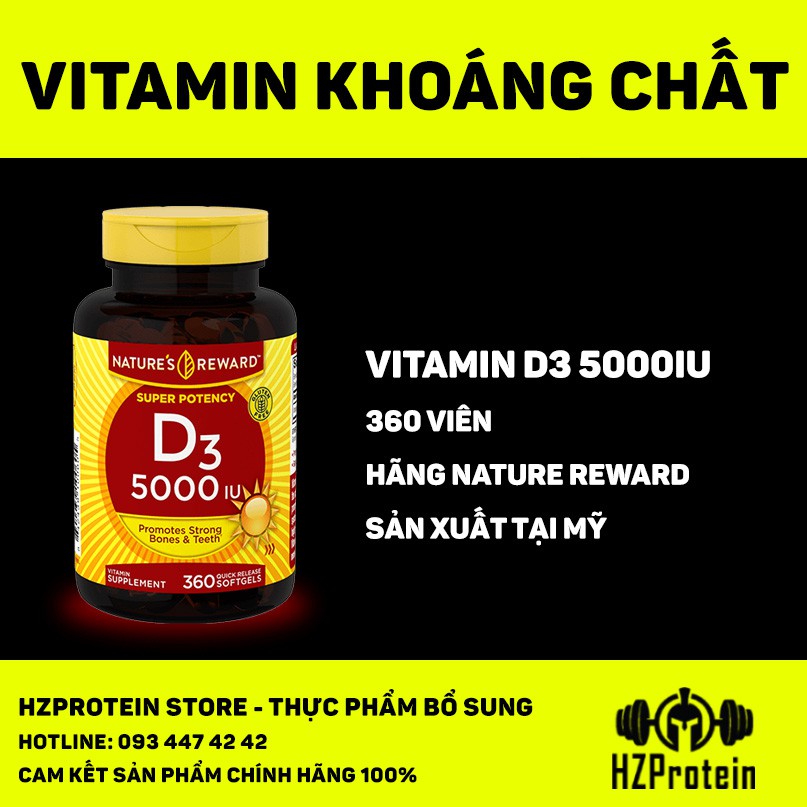 VITAMIN D3 5000 IU - TĂNG CƯỜNG SỨC KHỎE MIỄN DỊCH, XƯƠNG KHỚP (360 VIÊN) |  Shopee Việt Nam