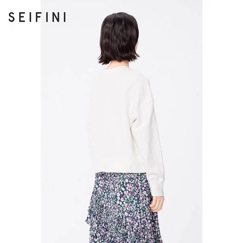 Áo nỉ trắng Seifini