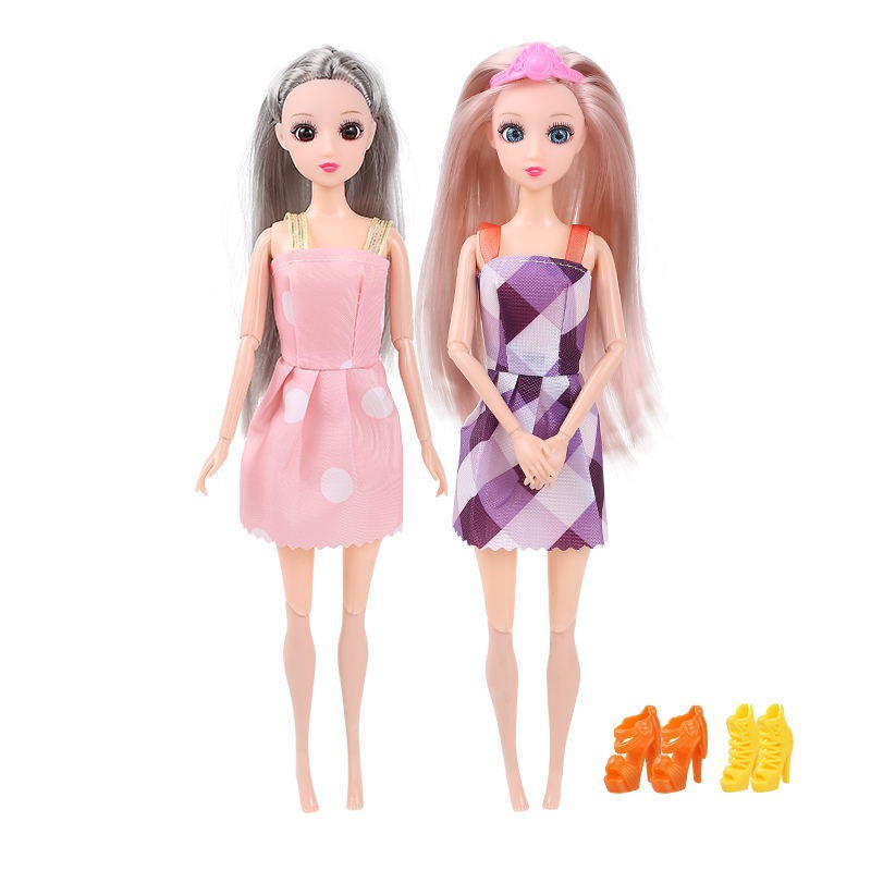 30 cm Ngôi nhà búp bê Barbie, công chúa cô gái đồ chơi trẻ em quần áo vải quà tặng sinh nhật