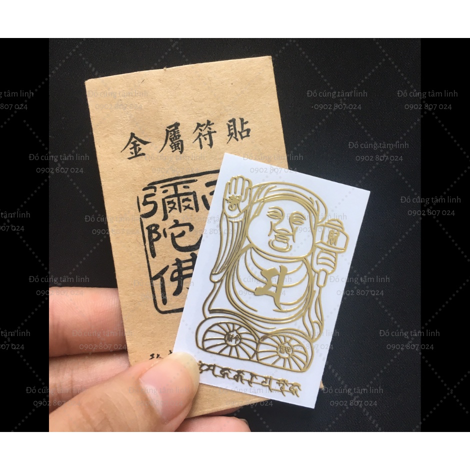Bộ 4 linh phù tình duyên quyến rũ - tài lộc dán điện thoại