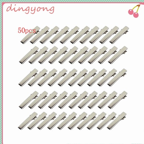 Set 50 kẹp tóc kim loại 32x6mm thiết kế đơn giản