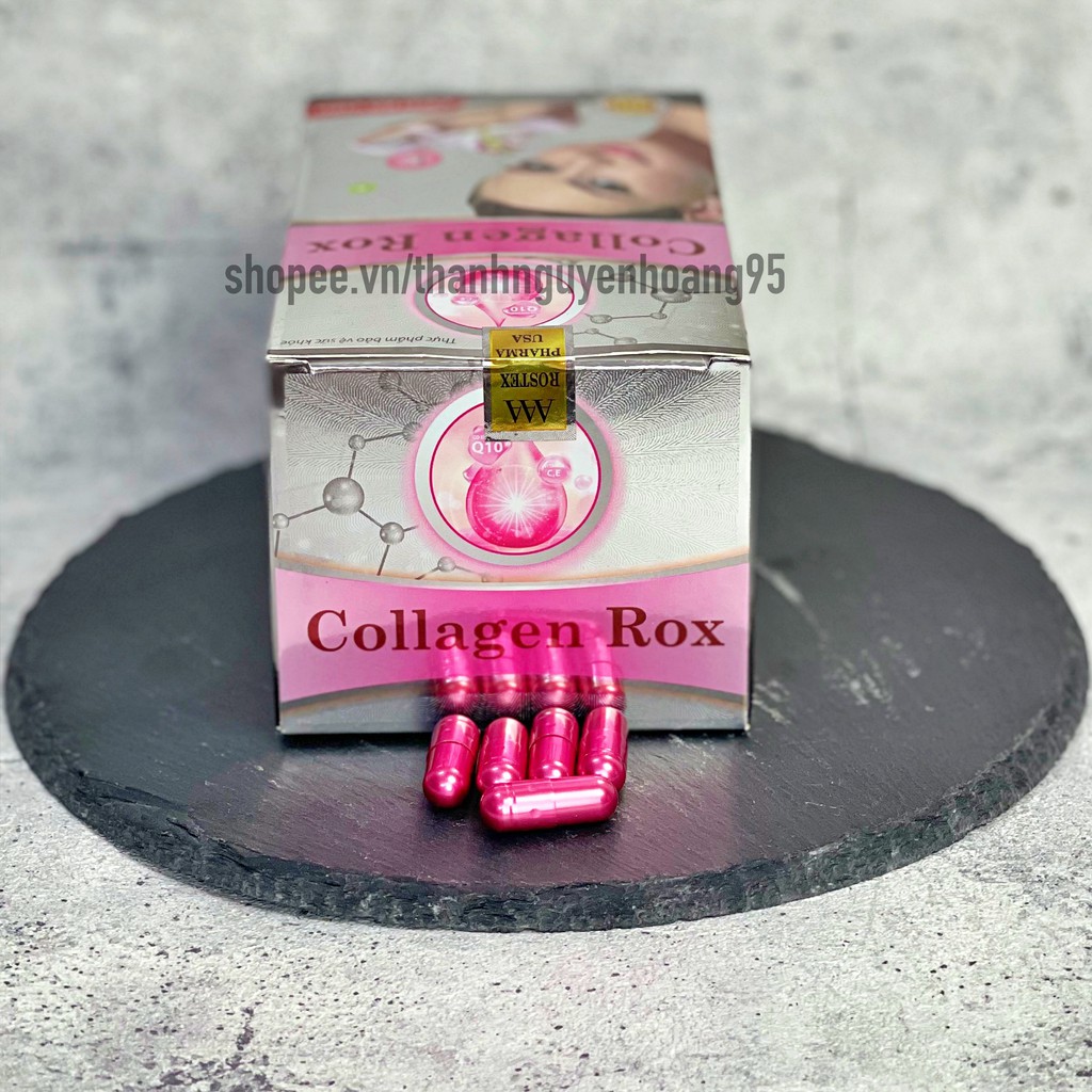 Collagen Rox bổ sung collagen giúp da đàn hồi, trắng sáng mịn màng